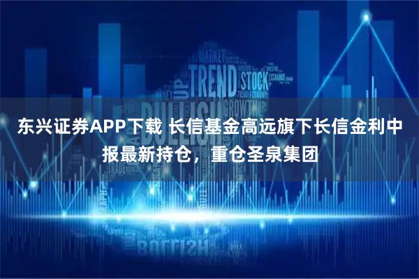 东兴证券APP下载 长信基金高远旗下长信金利中报最新持仓,重仓圣泉集团