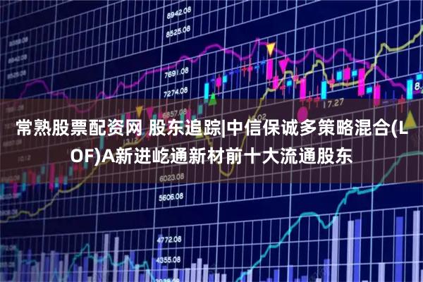 常熟股票配资网 股东追踪|中信保诚多策略混合(LOF)A新进屹通新材前十大流通股东